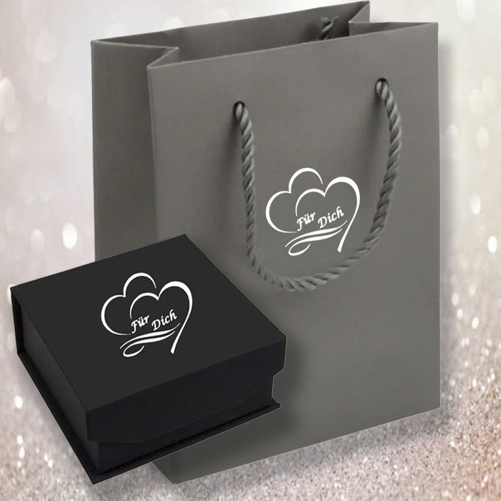 Limana Herzkette echter Rubin rot 925 Sterling Silber Silberkette Halskette Schmuck (mit Tasche u. Dose Kette Herz Anhänger Edelstein Weihnachtsgeschenk), Damenkette Liebe Geschenk für Sie Frauen Damen Freundin Mutter Oma