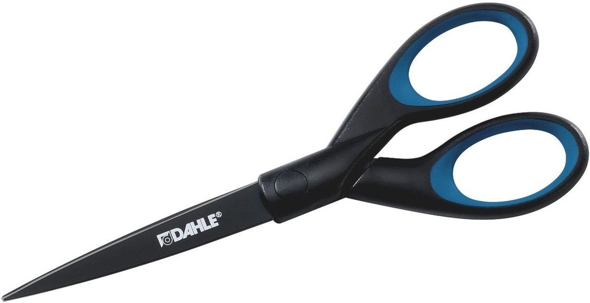 DAHLE Papierscheren Universalschere Titanium 18 cm schwarz/blau