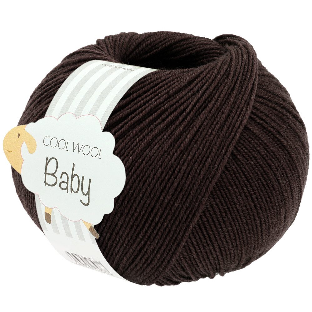 LANA GROSSA COOL WOOL BABY Häkelwolle, 220 m (besonders geeignet für Babystricksachen), 50 g