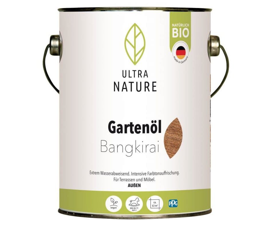 ULTRA NATURE Hartholzöl Ultra Nature Garten Öl 2,5 L bangkirai