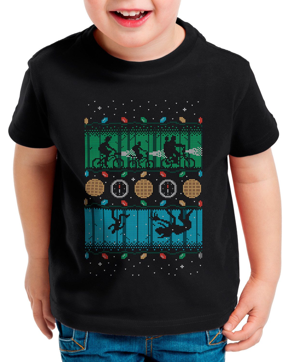 style3 T-Shirt Stranger Things Sweater demogorgon ugly xmas weihnachten pul günstig online kaufen