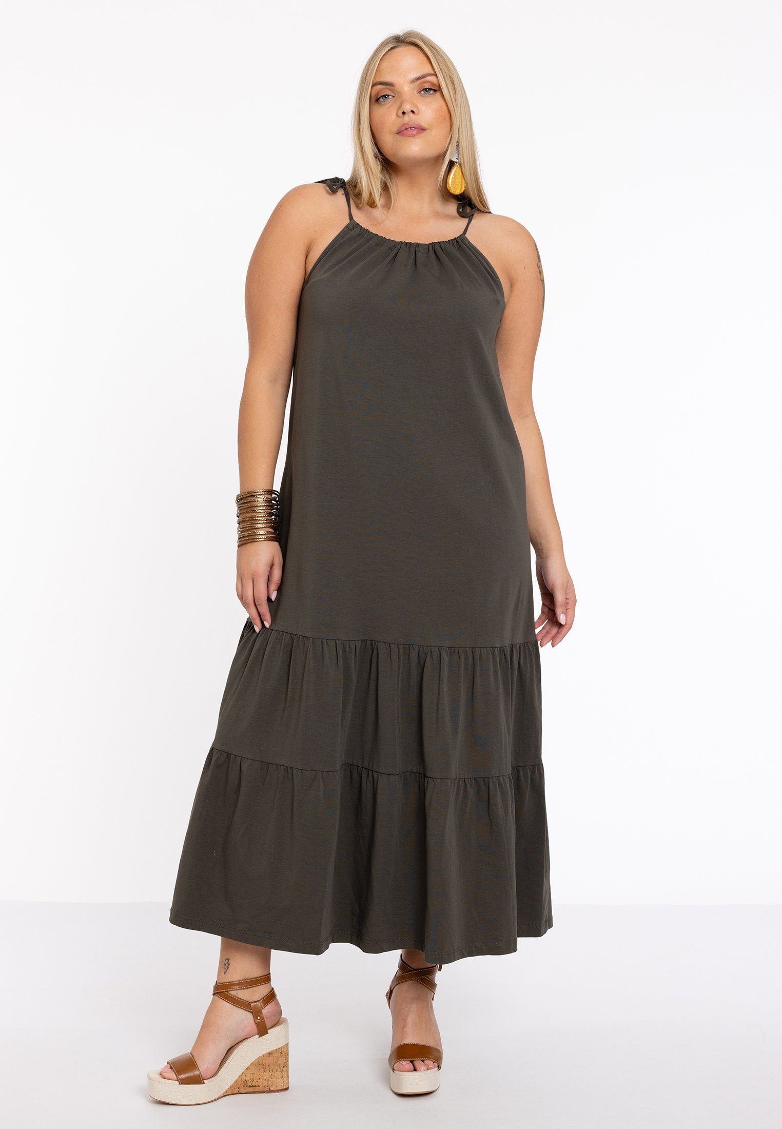 YOEK A-Linien-Kleid Damen Kleid Große Größen günstig online kaufen