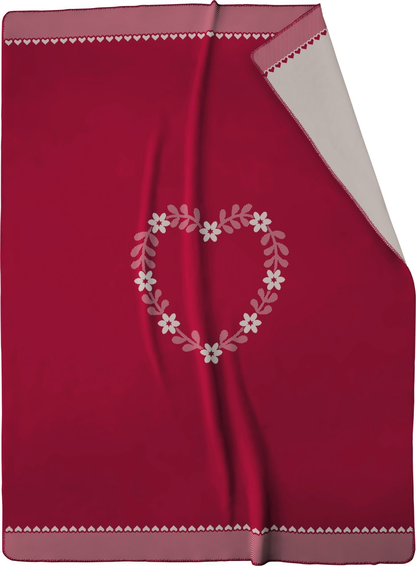 Wohndecke biederlack Wohndecke "Heart-Warming" 150 x 200 cm super kuschelig, Biederlack