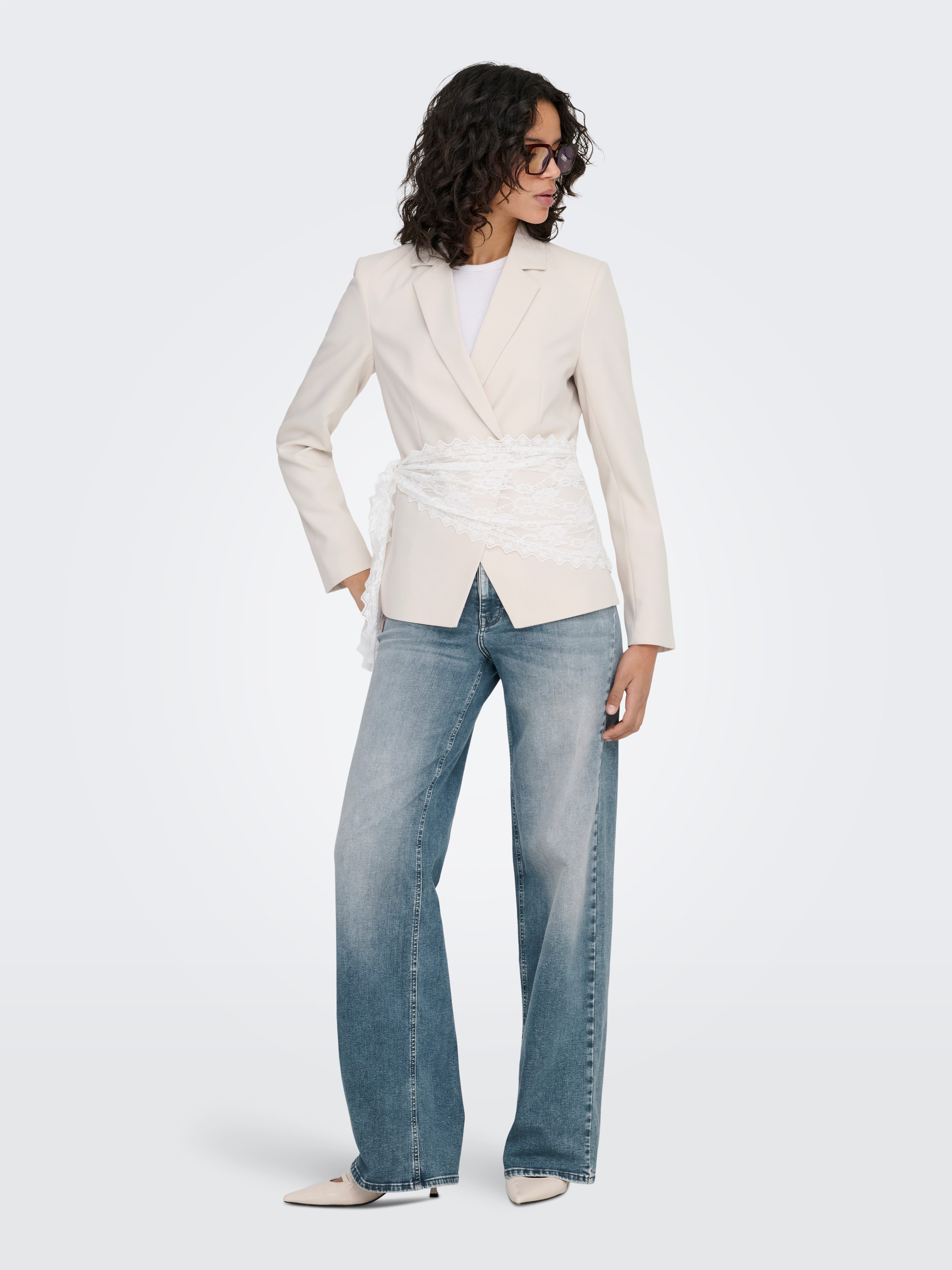 ONLY Relax-fit-Jeans ONLMADISON BLUSH HW WIDE DNM REA570 NOOS