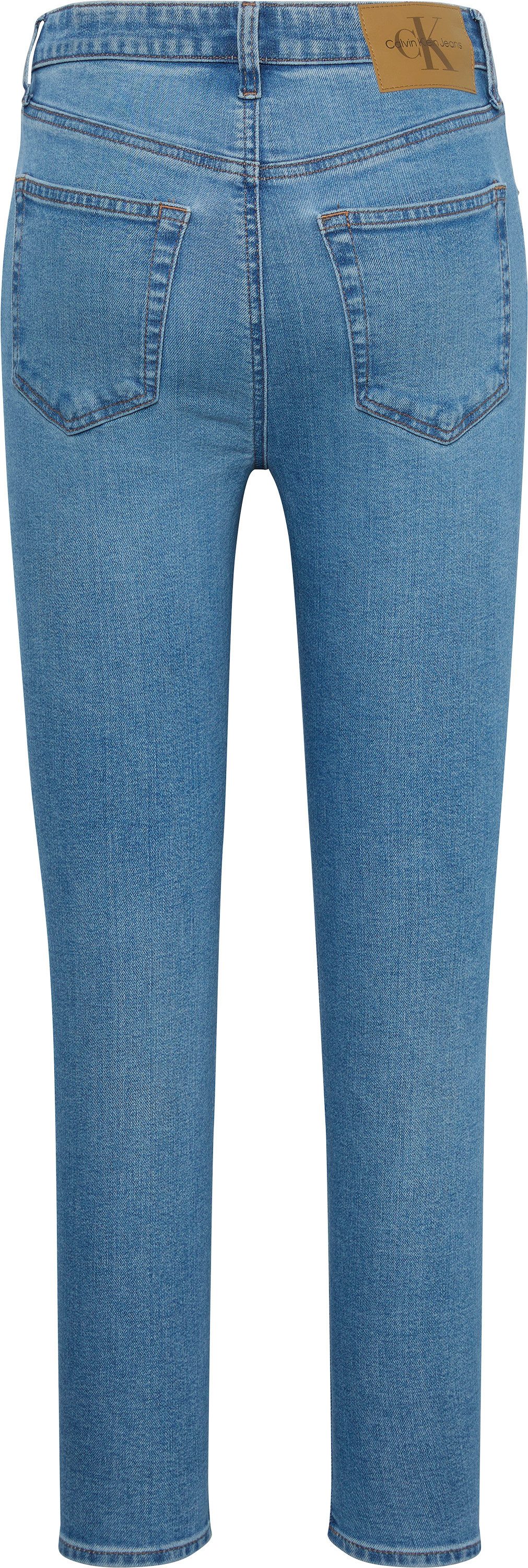 Calvin Klein Jeans Skinny-fit-Jeans "HGH RS SKNNY ANKL JN", Mit Gürtelschla günstig online kaufen