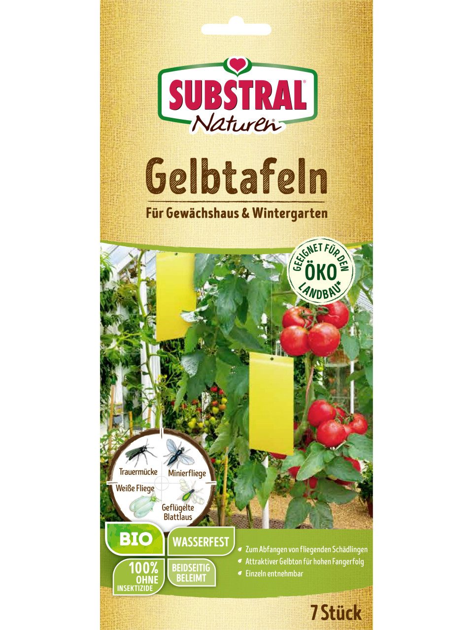Substral Klebefalle Naturen Gelbtafeln 7 Stück