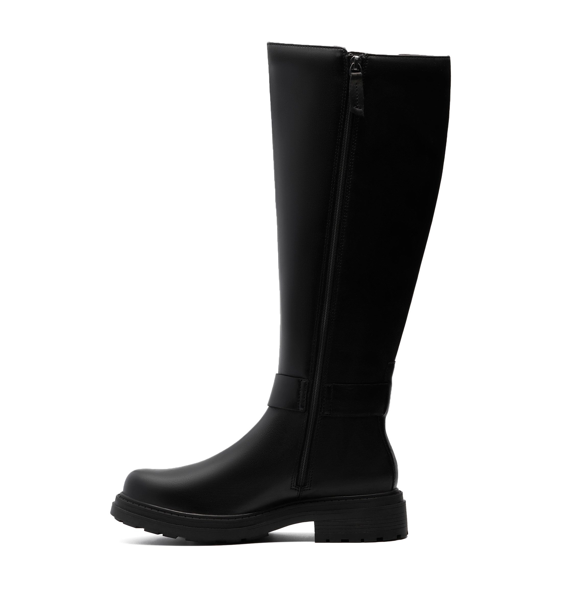 Clarks Orinoco 3 Tall Stiefel Plateauschuh, Reiterstiefel mit Lederinnensohle