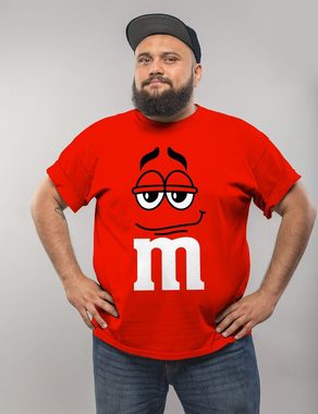 MoonWorks Print-Shirt Herren T-Shirt Fasching Karneval M Aufdruck Gruppen- Kostüm Verkleidun mit Print