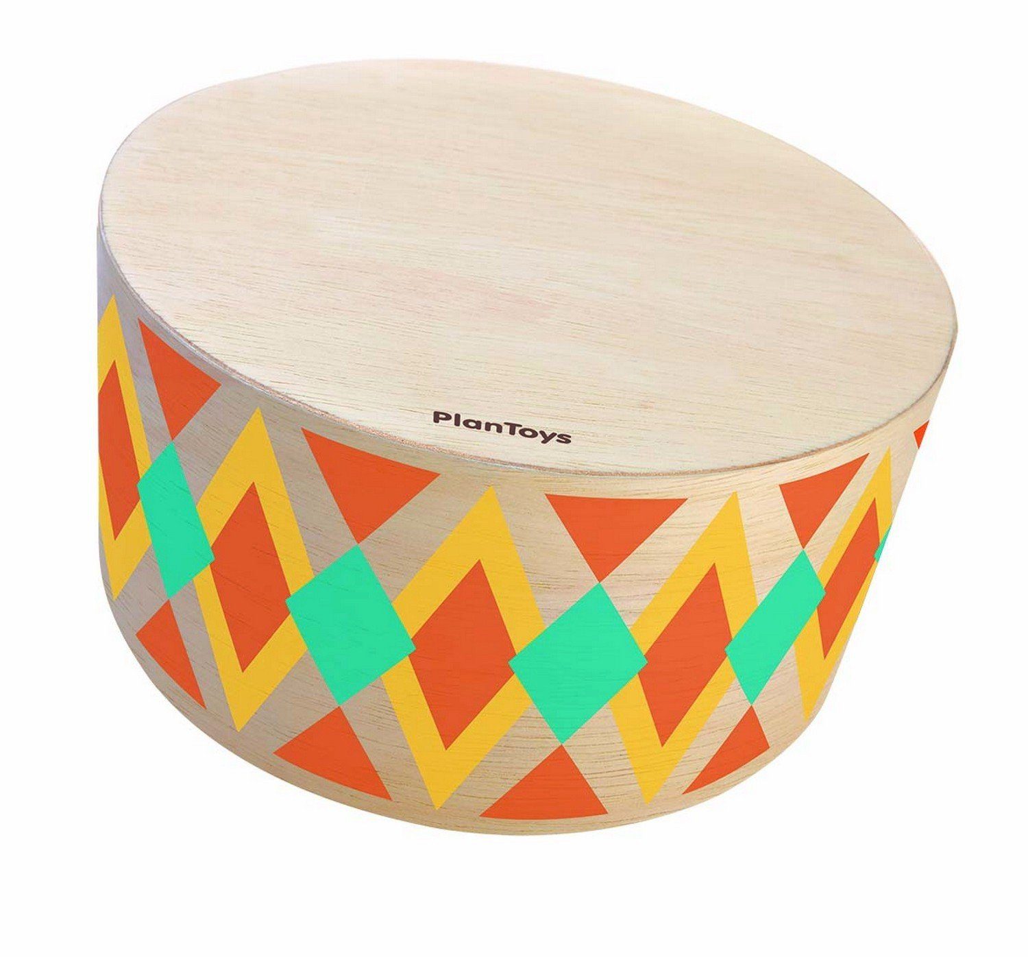 Spielzeug-Musikinstrument Handtrommel rund