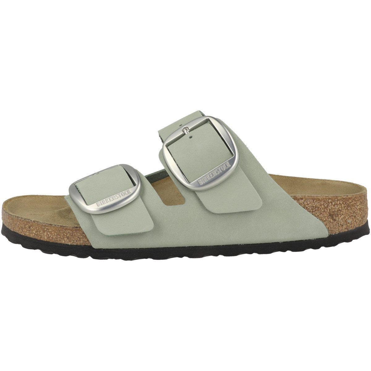 Birkenstock Arizona Big Buckle Nubukleder schmal Damen Sandale Sandaletten, günstig online kaufen