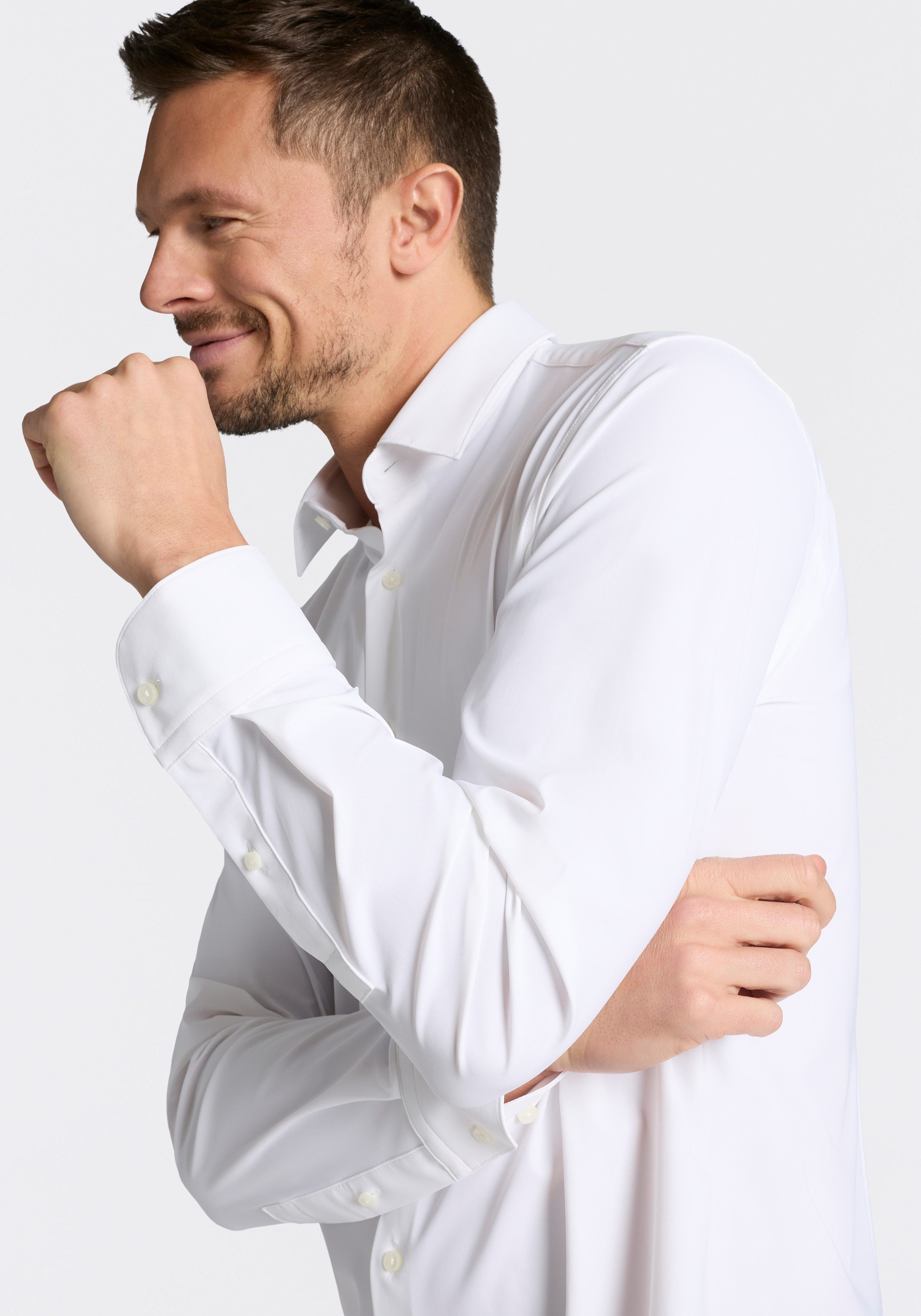 BOSS Langarmhemd HANK Business, Slim Fit