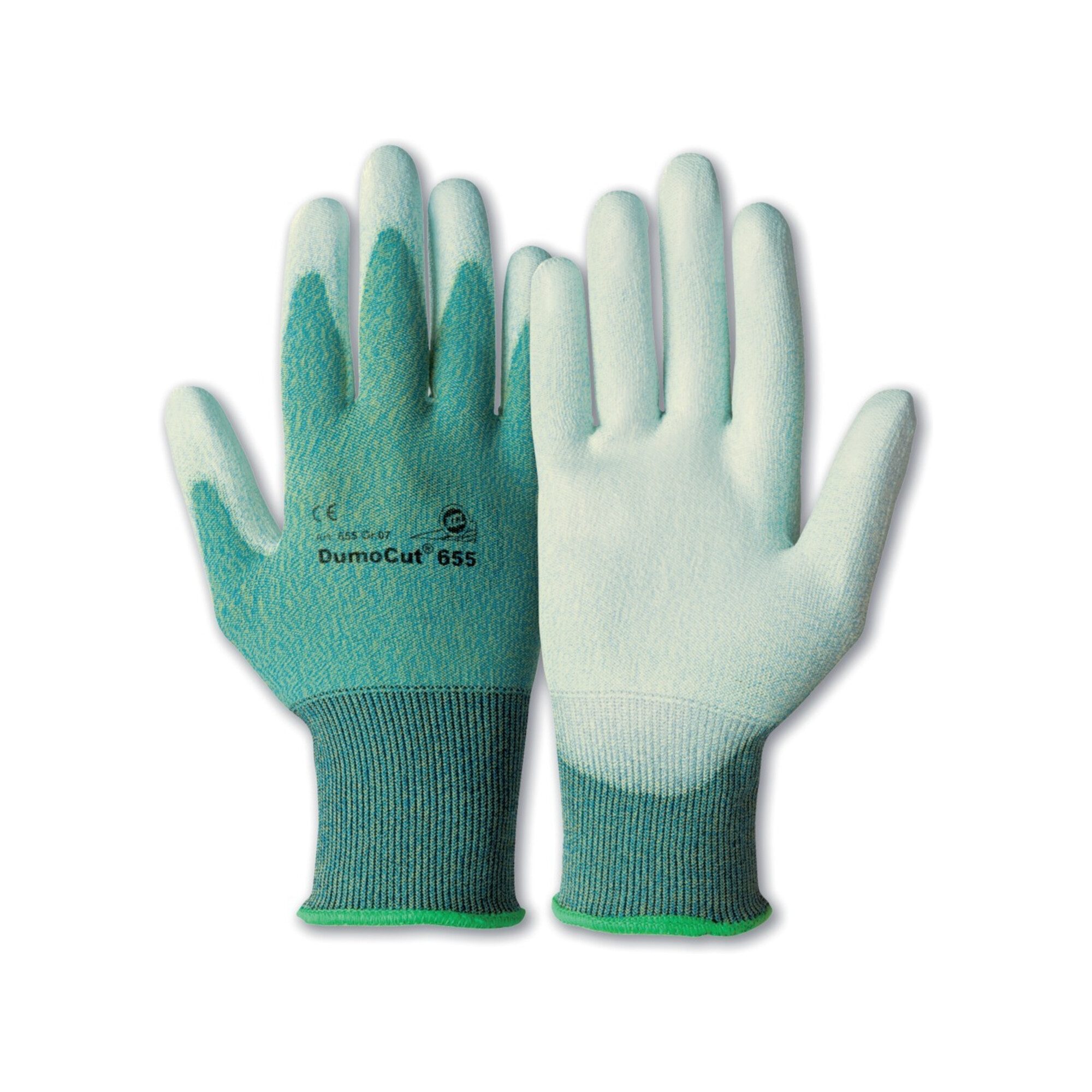 Honeywell Schnittschutzhandschuhe Schnittschutzhandschuhe DumoCut 655 Gr.8 grün-blau/weiß EN 388 PSA II