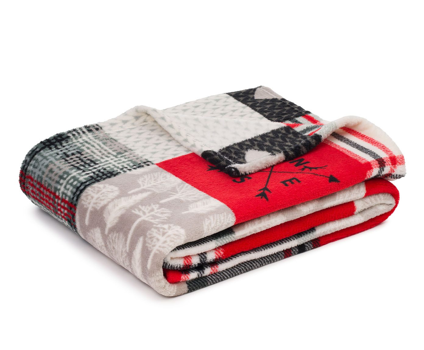 Wohndecke Winterkuscheldeckedecke mit weihnachtlichen/ winterlichen Motiven günstig online kaufen