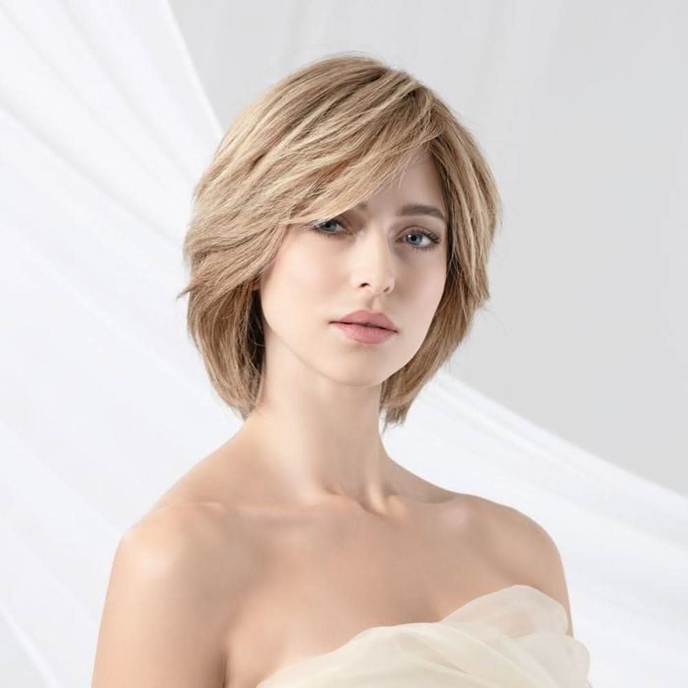 Ellen Wille Echthaarperücke Ellen Wille Brilliance Plus Deluxe, Bob-Schnitt, 100% handgeknüpft, Monofilament & Ohr-zu-Ohr-Filmansatz