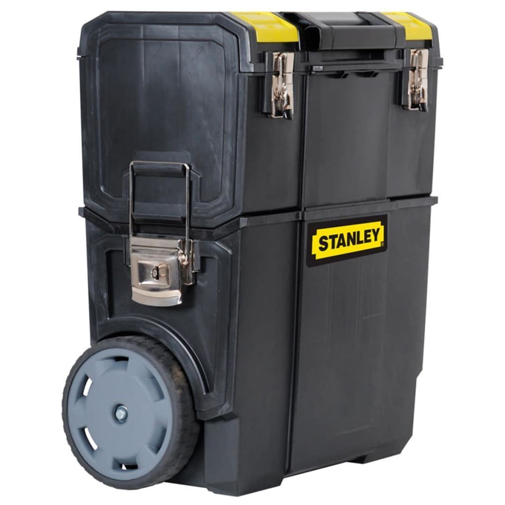 & Black Werkzeugbox 1-70-326 Decker STANLEY Stanley Schwarz by Mobile Montagebox Kunststoff