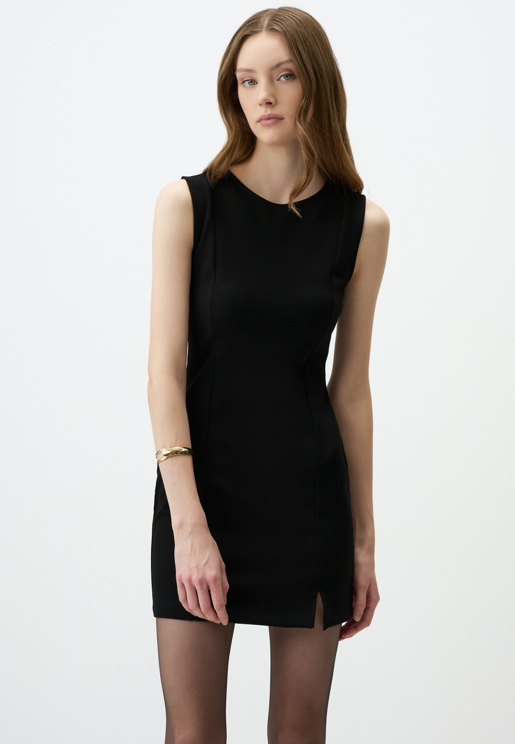 Jimmy Key Minikleid Schmal Geschnittenes Ärmelloses günstig online kaufen
