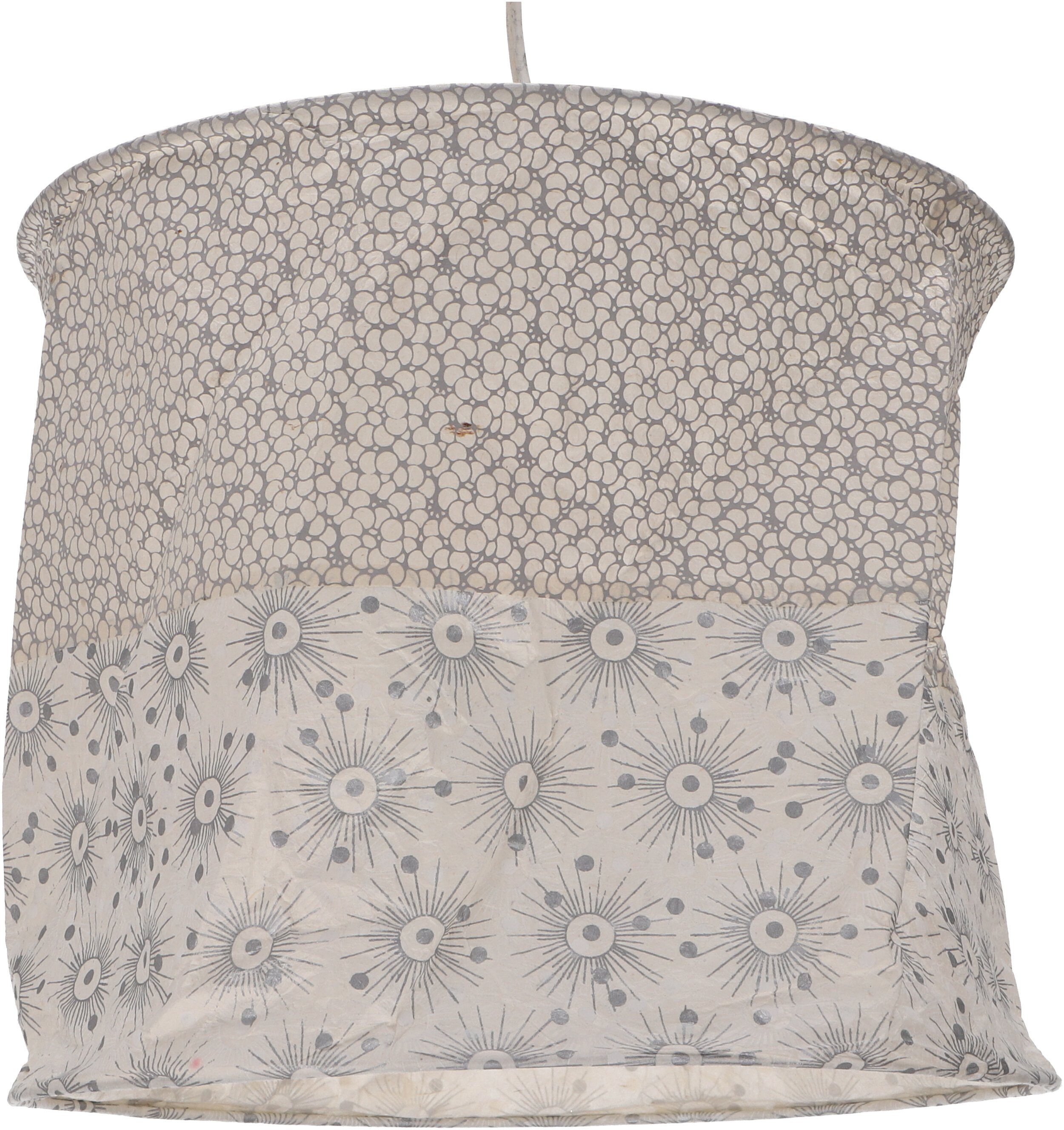 Guru-Shop Lampenschirm Runde Papier Hängelampe, Lokta.. günstig online kaufen