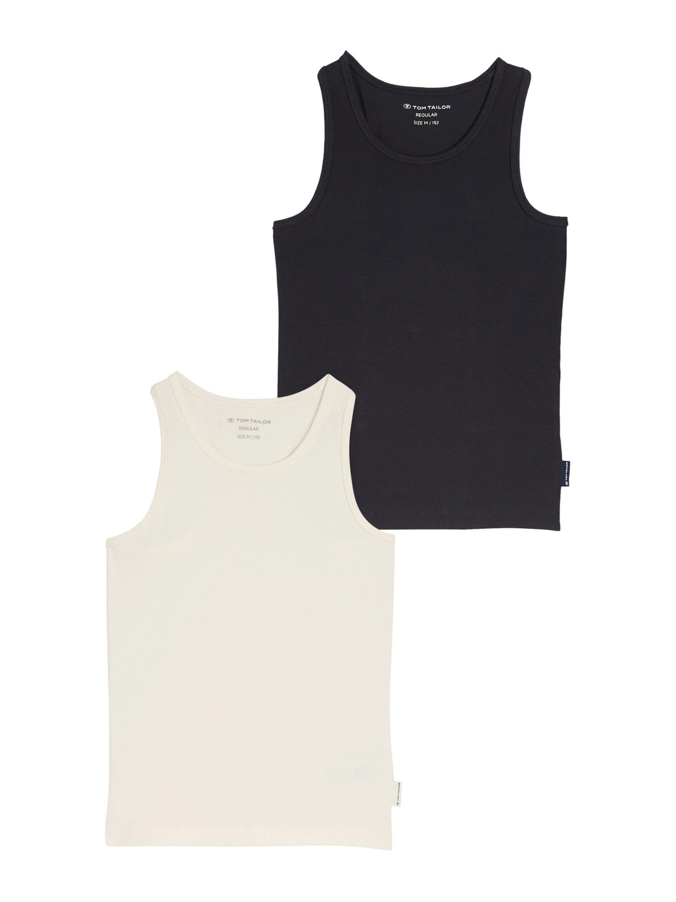 TOM TAILOR Shirttop (2-tlg) Plain/ohne Details