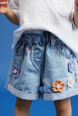 Next Shorts Shorts mit 3D-Blume (1-tlg)