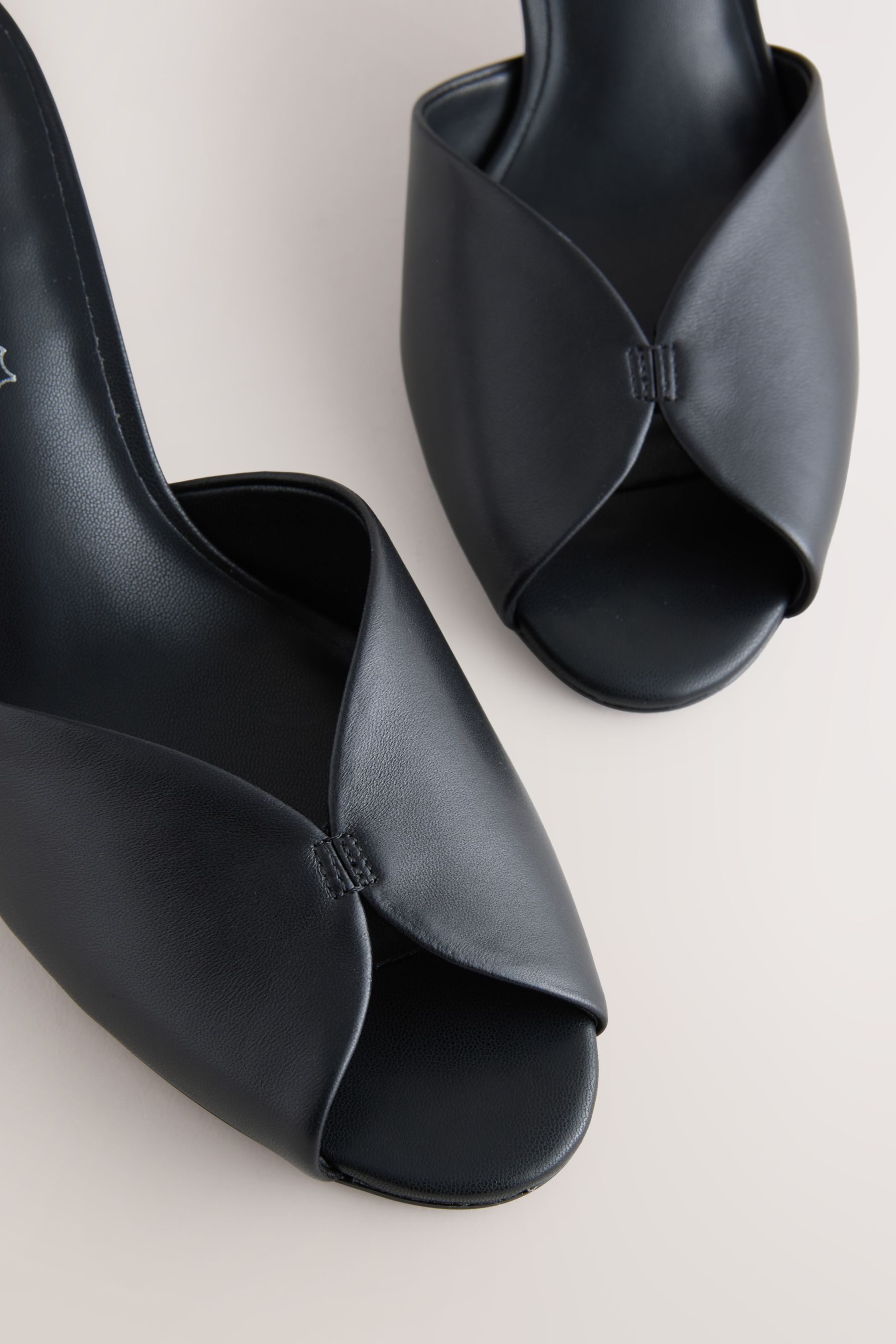 Next Forever Comfort® zehenfreie Leder-Pantoletten Pantolette (1-tlg)