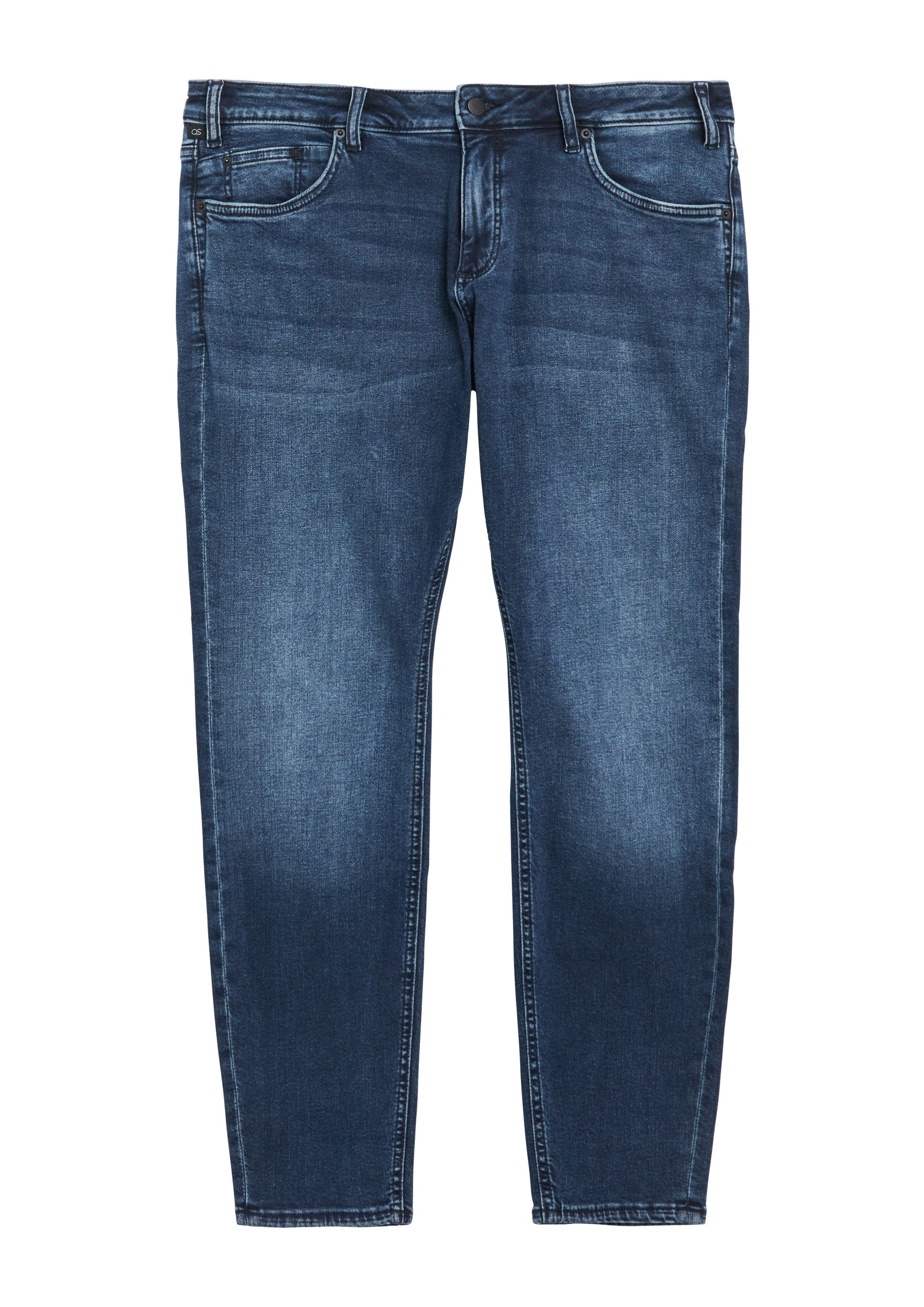 QS Regular-fit-Jeans Jeans-Hose Jeans Straight / Mid Rise / Straight Leg