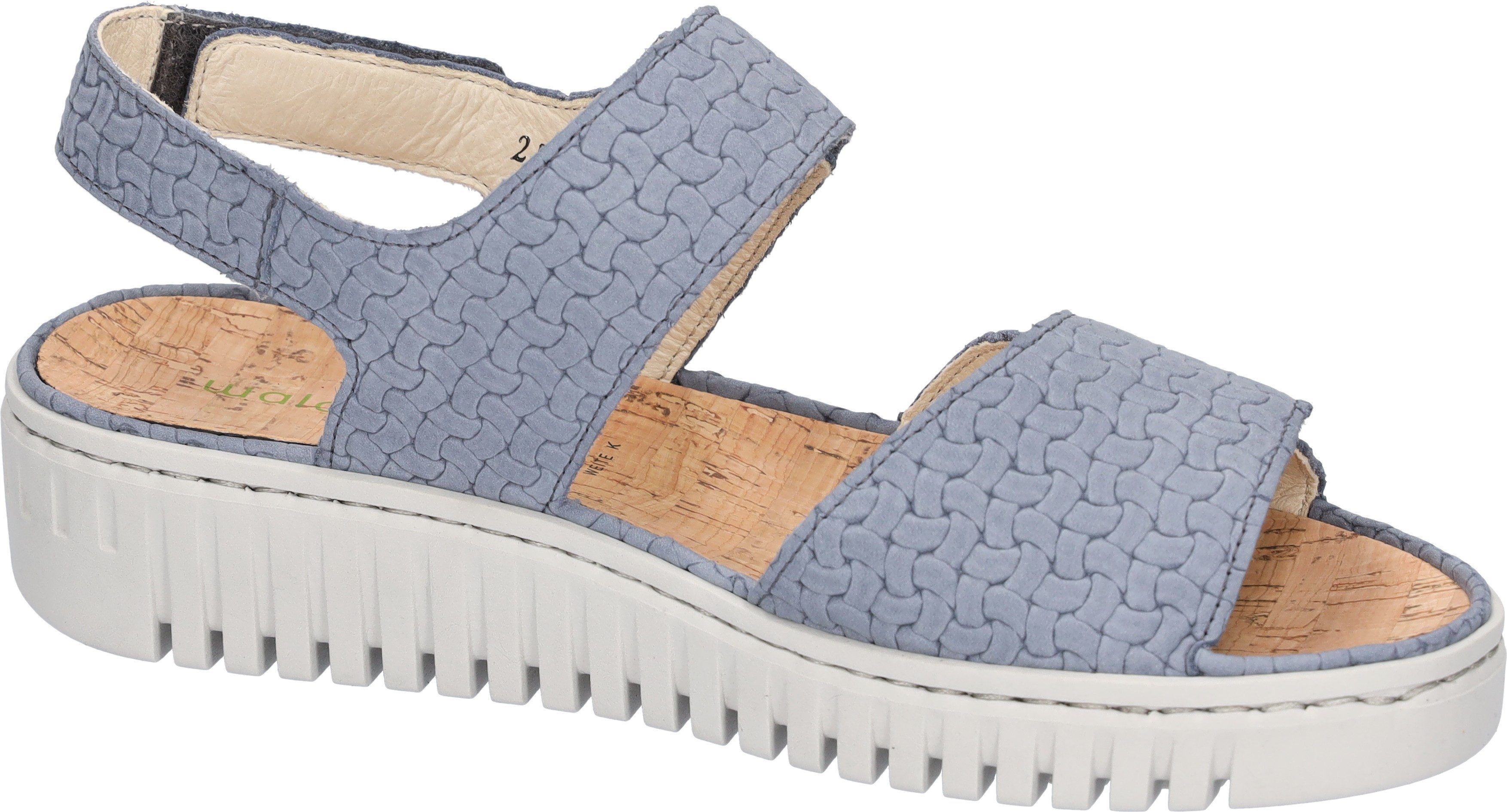 Waldläufer K-VALERIE Plateausandale Sommerschuh, Bequemschuh, Klettschuh in Extraweite K – Bild 5 von 5