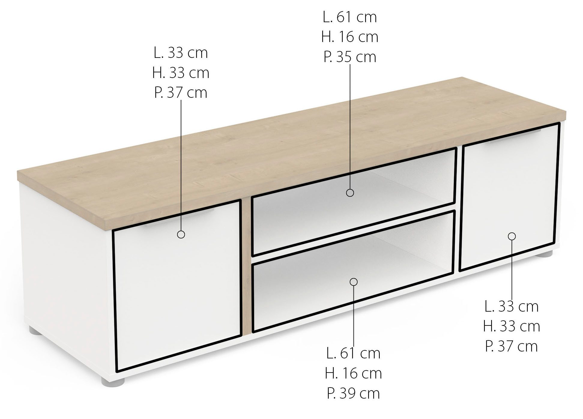 Demeyere GROUP TV-Regal