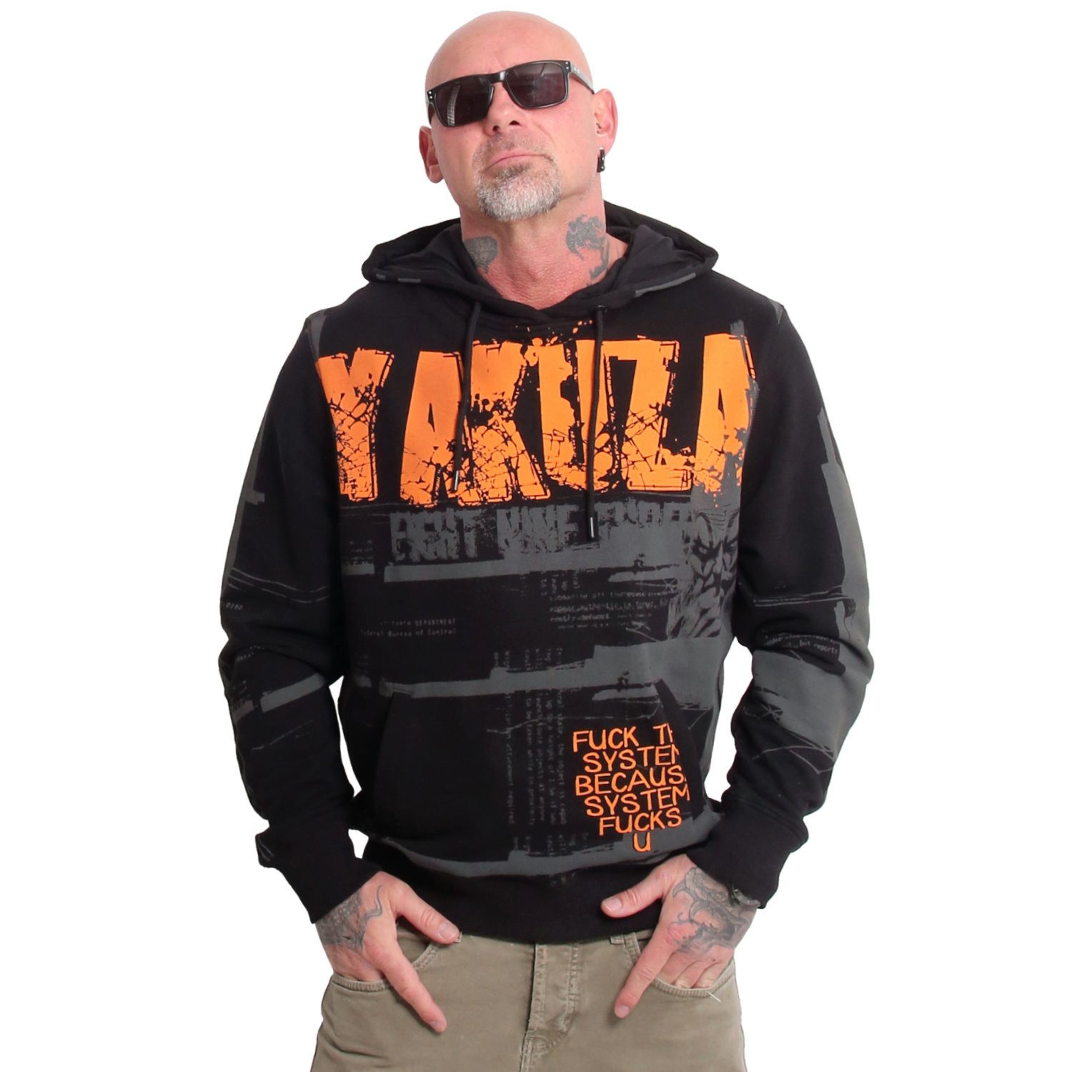 YAKUZA Hoodie System Allover günstig online kaufen