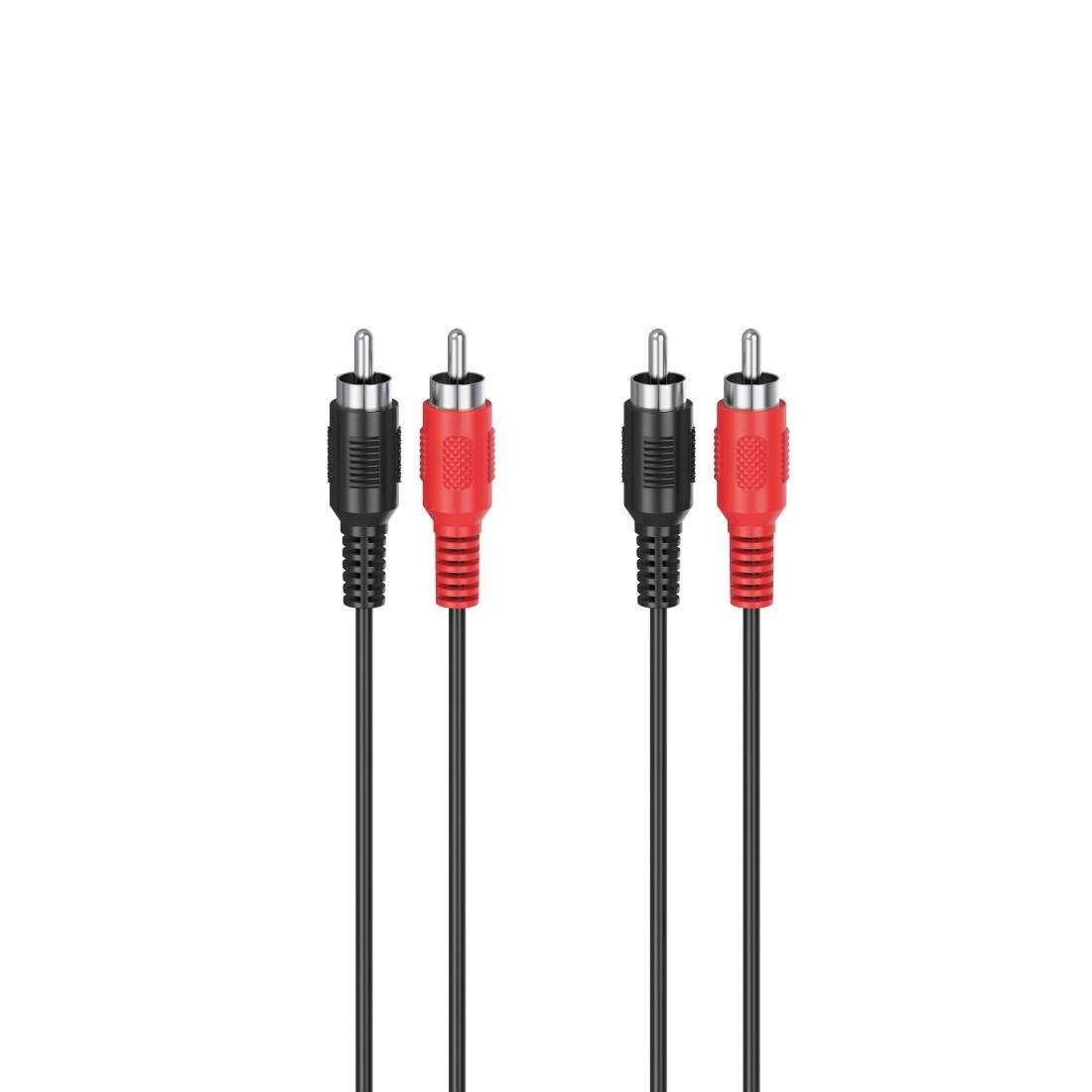 Hama Audiokabel, 2 Cinch Stecker, 3 m, Cinch Kabel Audio-Kabel, Cinch, (300 cm)