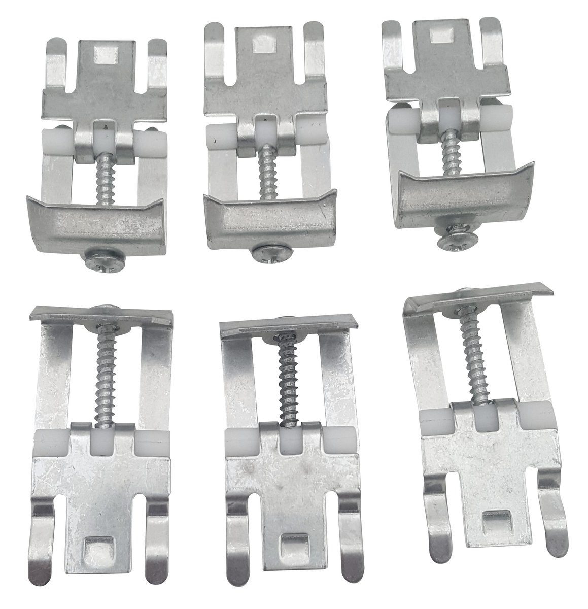 Aqualine Sanitär-Installationsset Griffe für Aqualine Edelstahlspülen (6er Pack), Aqualine-NDAQ410