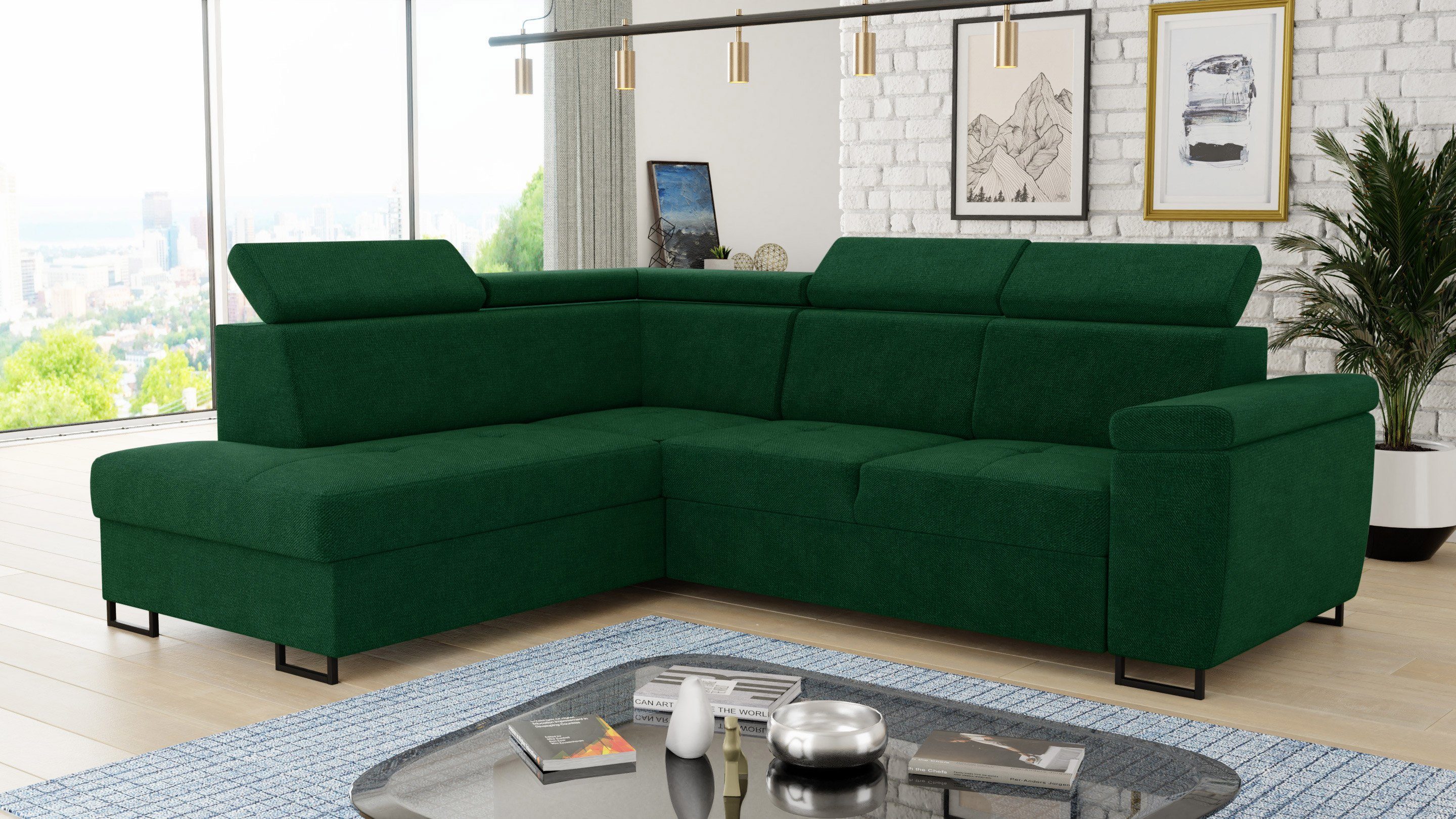 Sofnet Ecksofa Natan, mit Schlaffunktion und günstig online kaufen