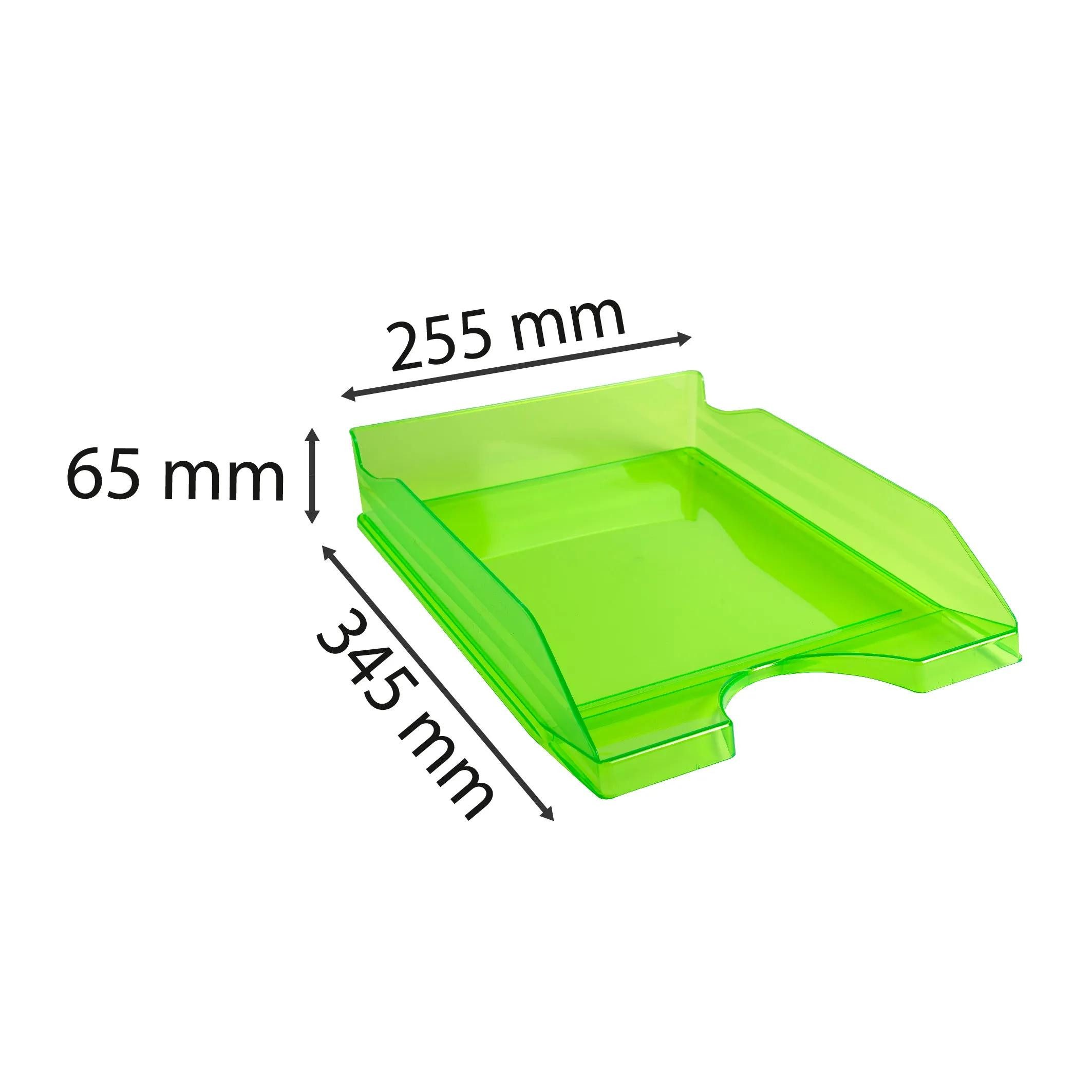 EXACOMPTA Briefablage 10x Briefablage Ecotray, Linicolor - Apfelgrün - 12397D, Briefkörbe