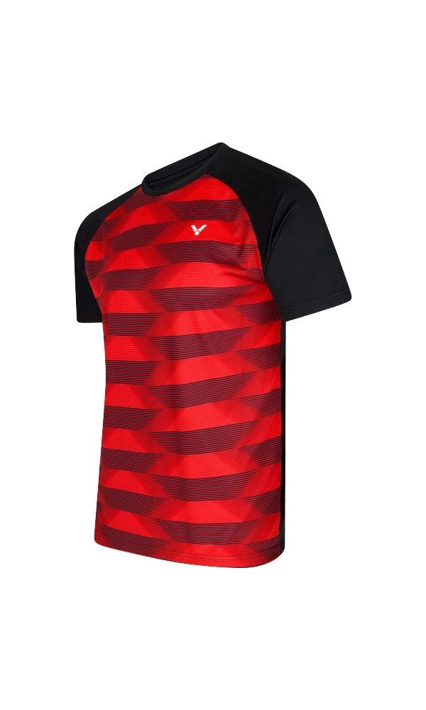 VICTOR T-Shirt T-33102 CD Team Series schwarz/rot Herren