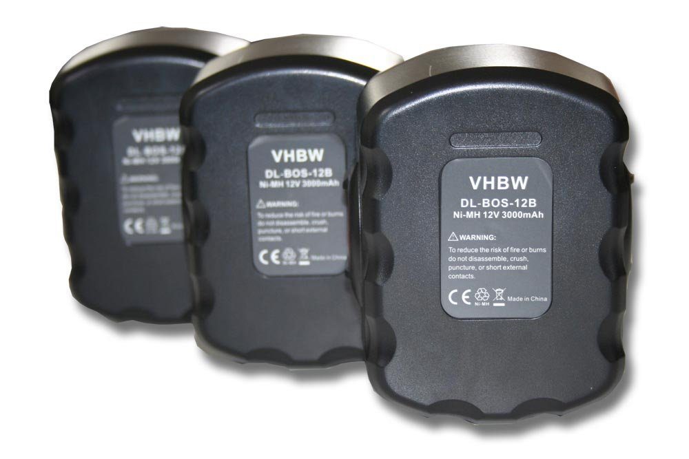 vhbw kompatibel mit Strapex STB65, STB63, STB61 Akku NiMH 3000 mAh (12 V)