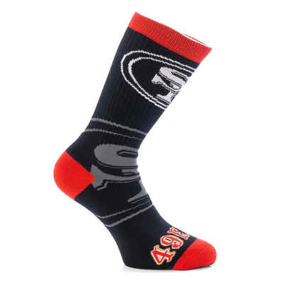 Fanatics Freizeitsocken Socken NFL San Francisco, G M, F blk/red (1-Paar)