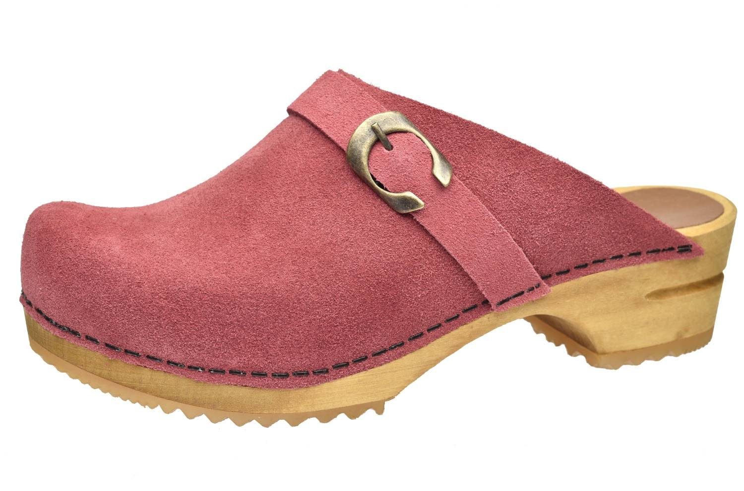 Sanita Wood Hedi Misty rose Clog