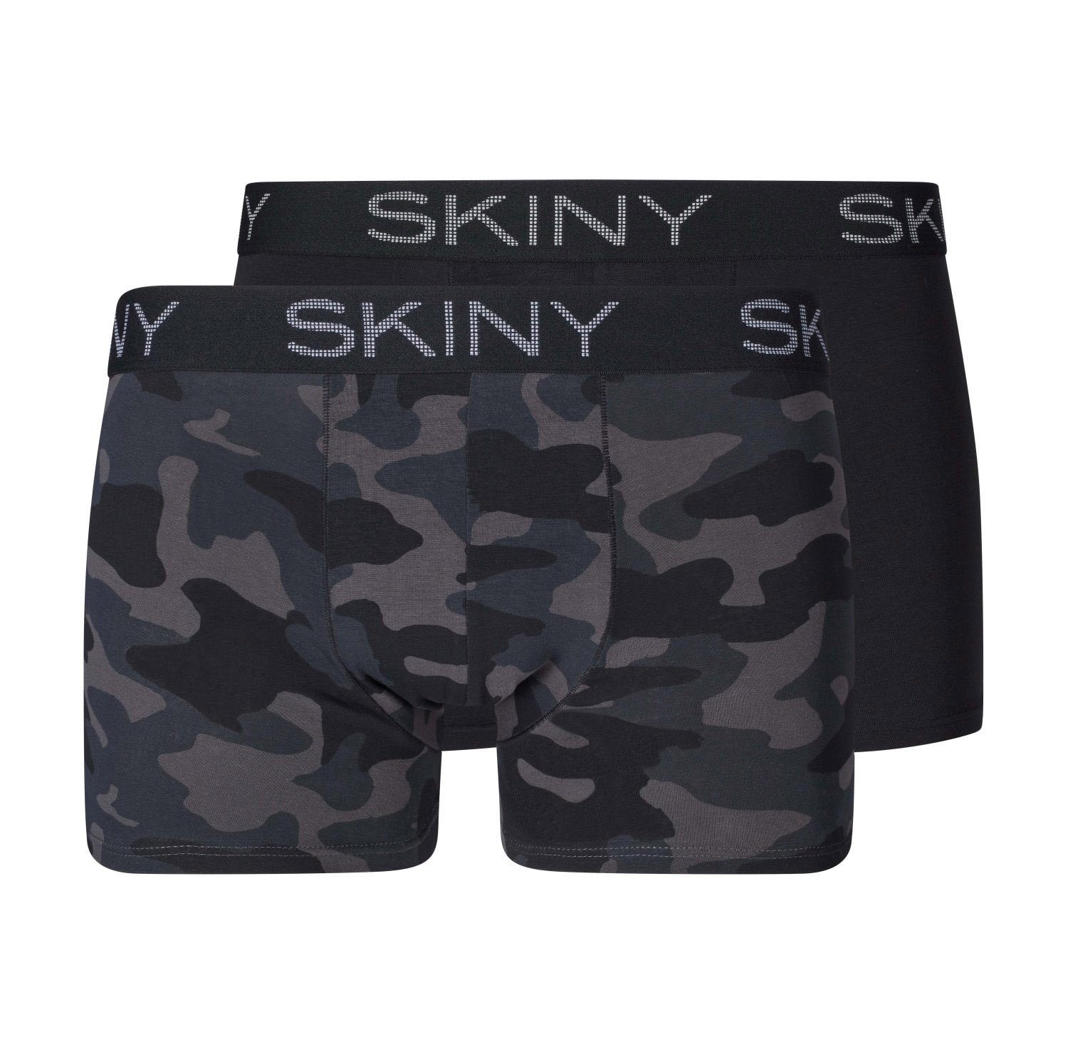 Baumwoll-Qualität Doppelpack Herren weiche Boxershorts Skiny Retro (2-St) Pants