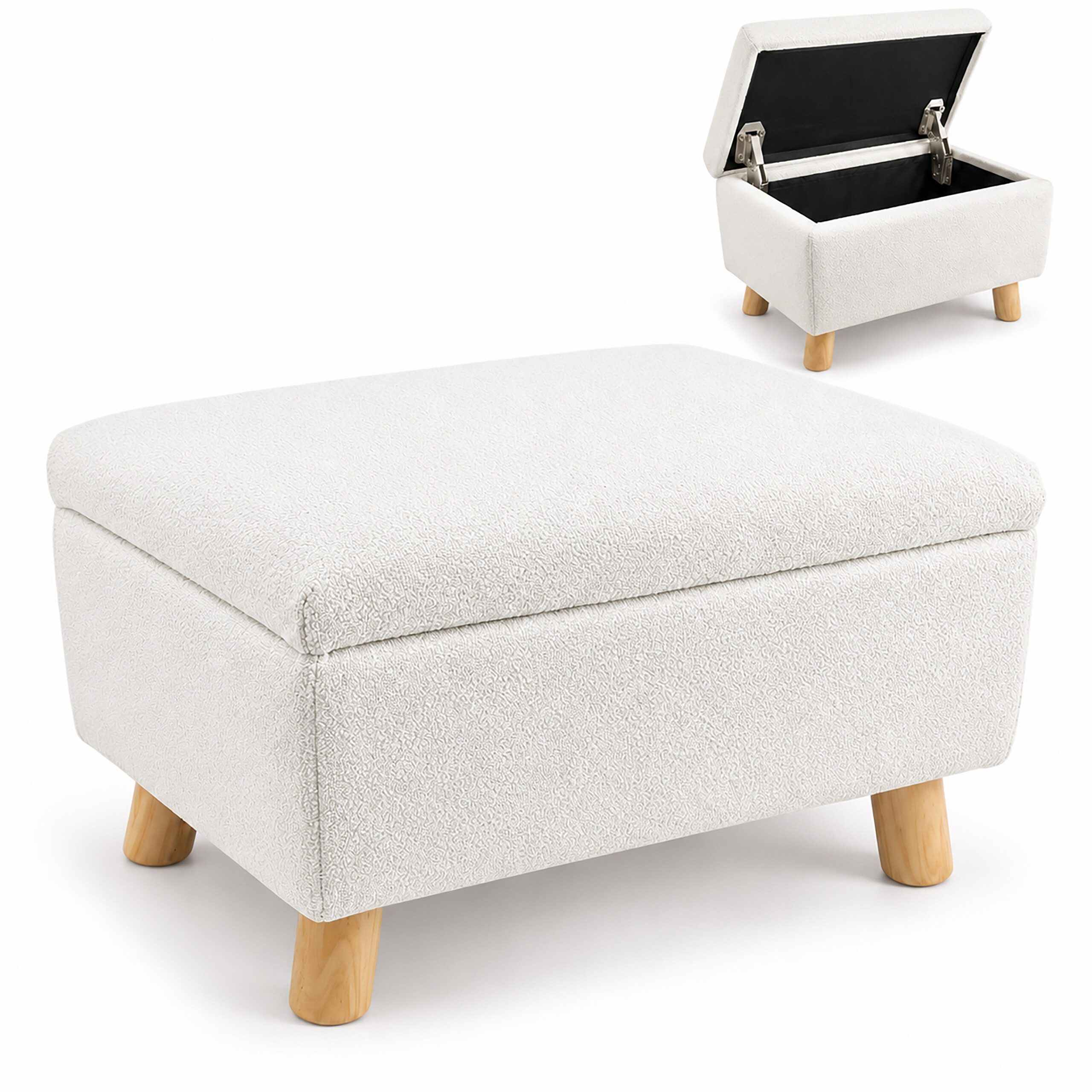 Weiße Hocker mit Stauraum kaufen » Weiße Stauraum Hocker