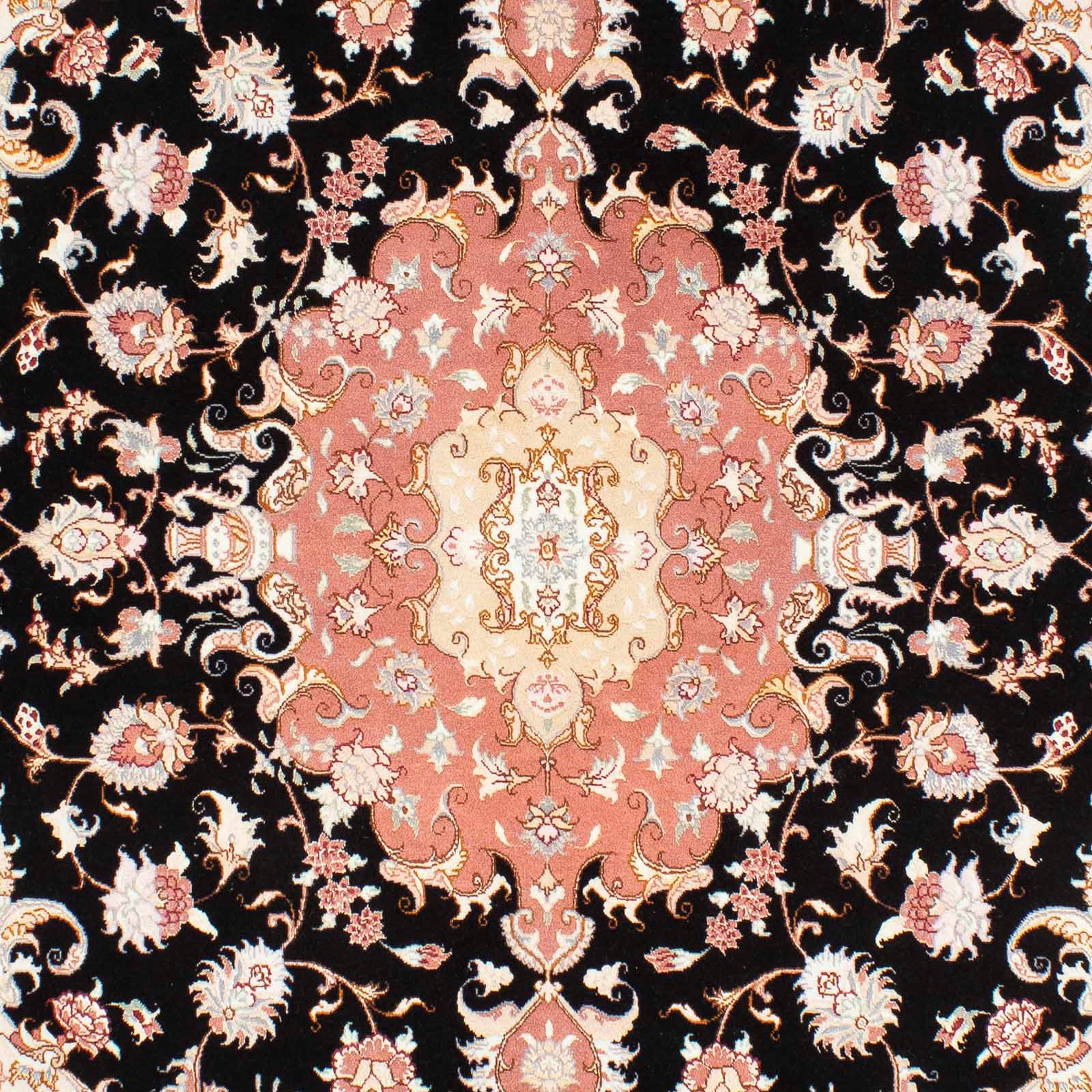 Orientteppich Perser - Täbriz - mit 173 233 Handgeknüpft, mm, Höhe: x Royal morgenland, Wohnzimmer, cm Einzelstück - Zertifikat 7 rechteckig, - dunkelblau