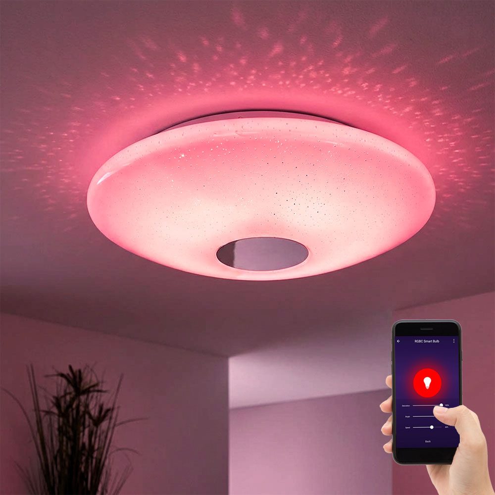 EGLO LED Deckenleuchte, LED-Leuchtmittel fest verbaut, Kaltweiß, Warmweiß, günstig online kaufen