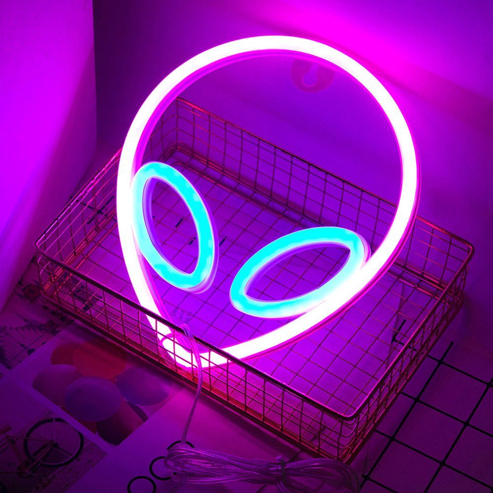 MUPOO LED Dekolicht LED Neon Sign Neon Schild - USB oder batteriebetrieb Neonlicht, Leuchtschilder Neon Sign Light, Schlafzimmer Weihnachten Party Kinderzimmer,Wand LED Deko