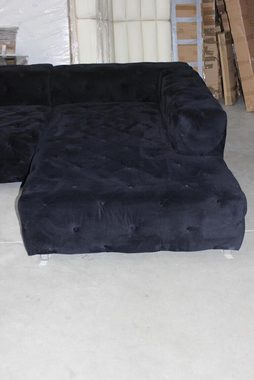 JVmoebel Ecksofa Chesterfield U Form Sofa XXL Big Textil Stoff Luxus Möbel Sofort