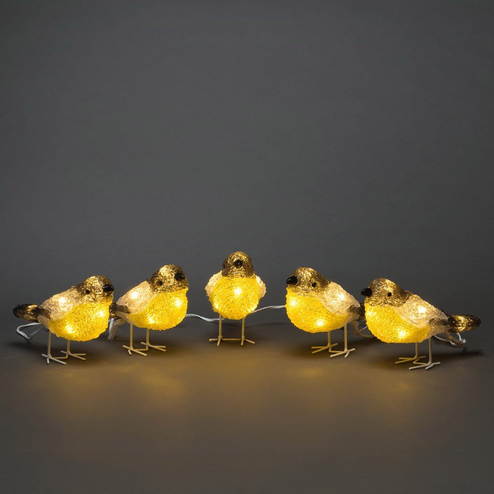 KONSTSMIDE LED-Lichterkette Weihnachtsdeko aussen, 40 warm günstig online kaufen