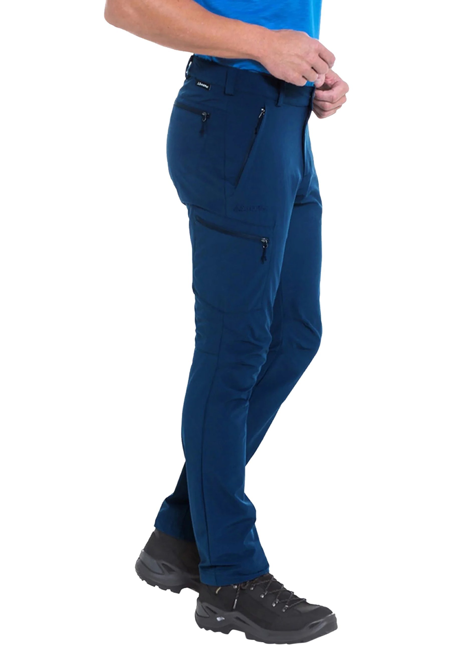 Folkstone Cargohose (1-tlg) blau Schöffel