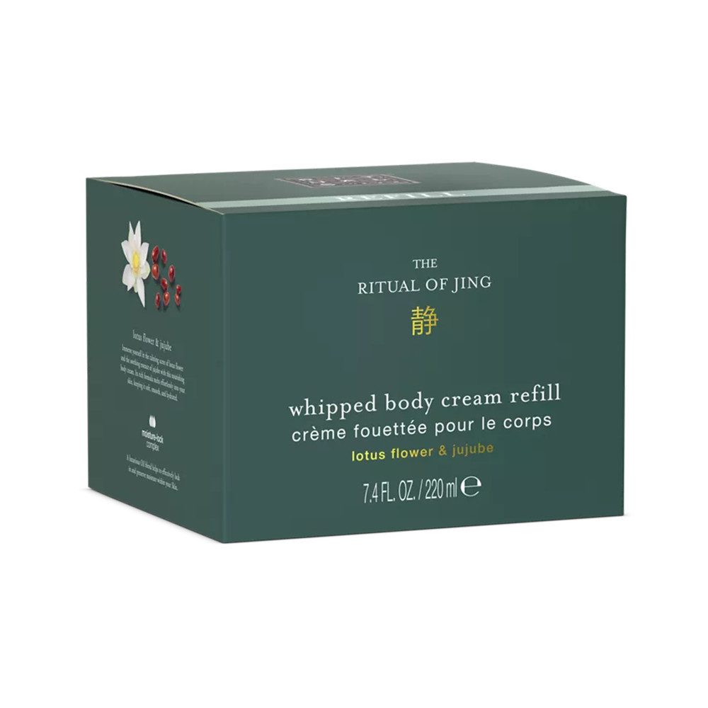 Rituals Körpercreme Rituals Jing Whipped Body Cream Refill 220 ml, 1-tlg., Refill Körpercreme mit Lotusblüte und Jujube
