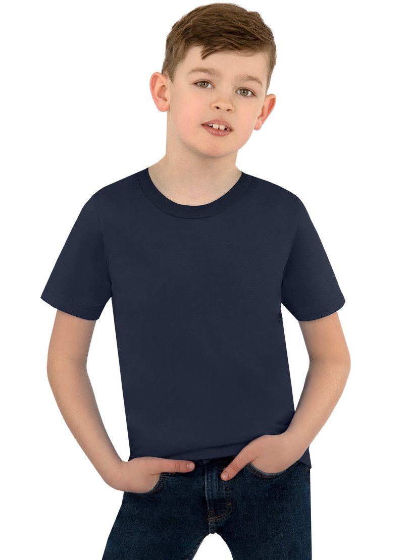 Trigema T-Shirt TRIGEMA T-Shirt aus 100% Baumwolle (1-tlg)