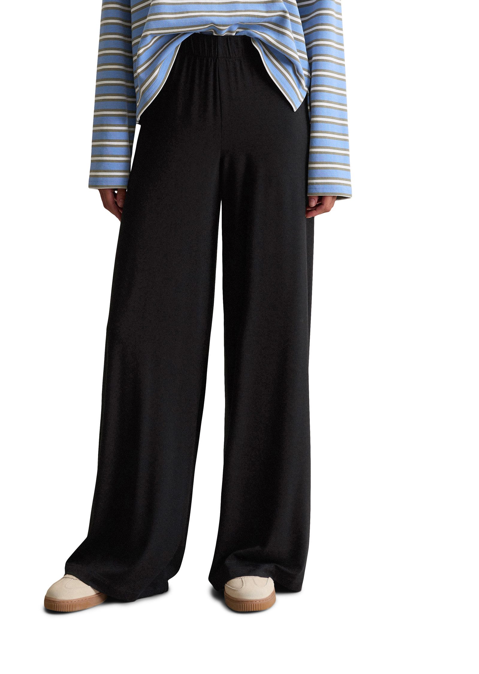 Marc O'Polo DENIM Jerseyhose wide aus LENZING™ ECOVERO™