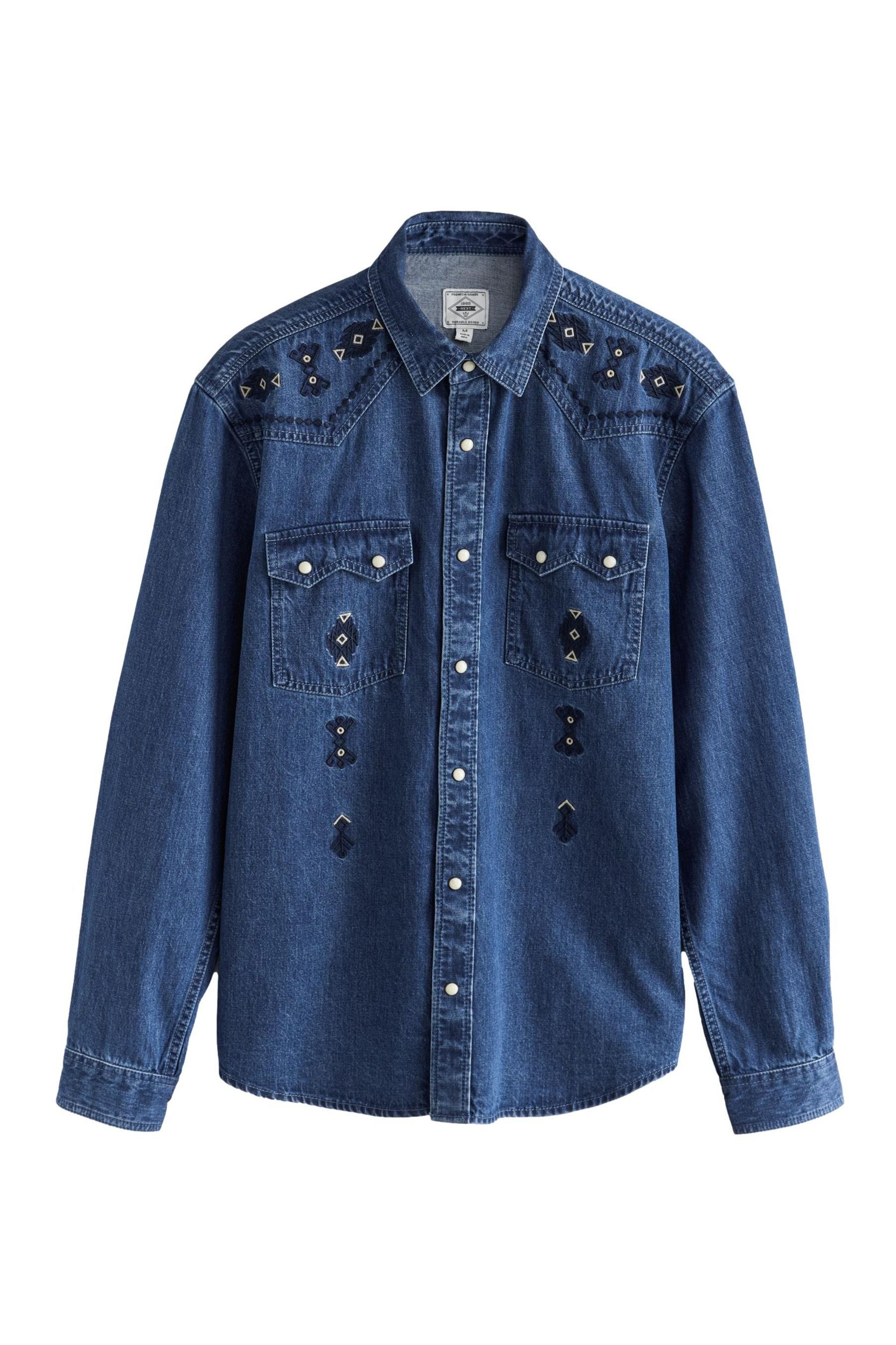 Next Langarmhemd Langärmliges Westernhemd aus 100 % günstig online kaufen