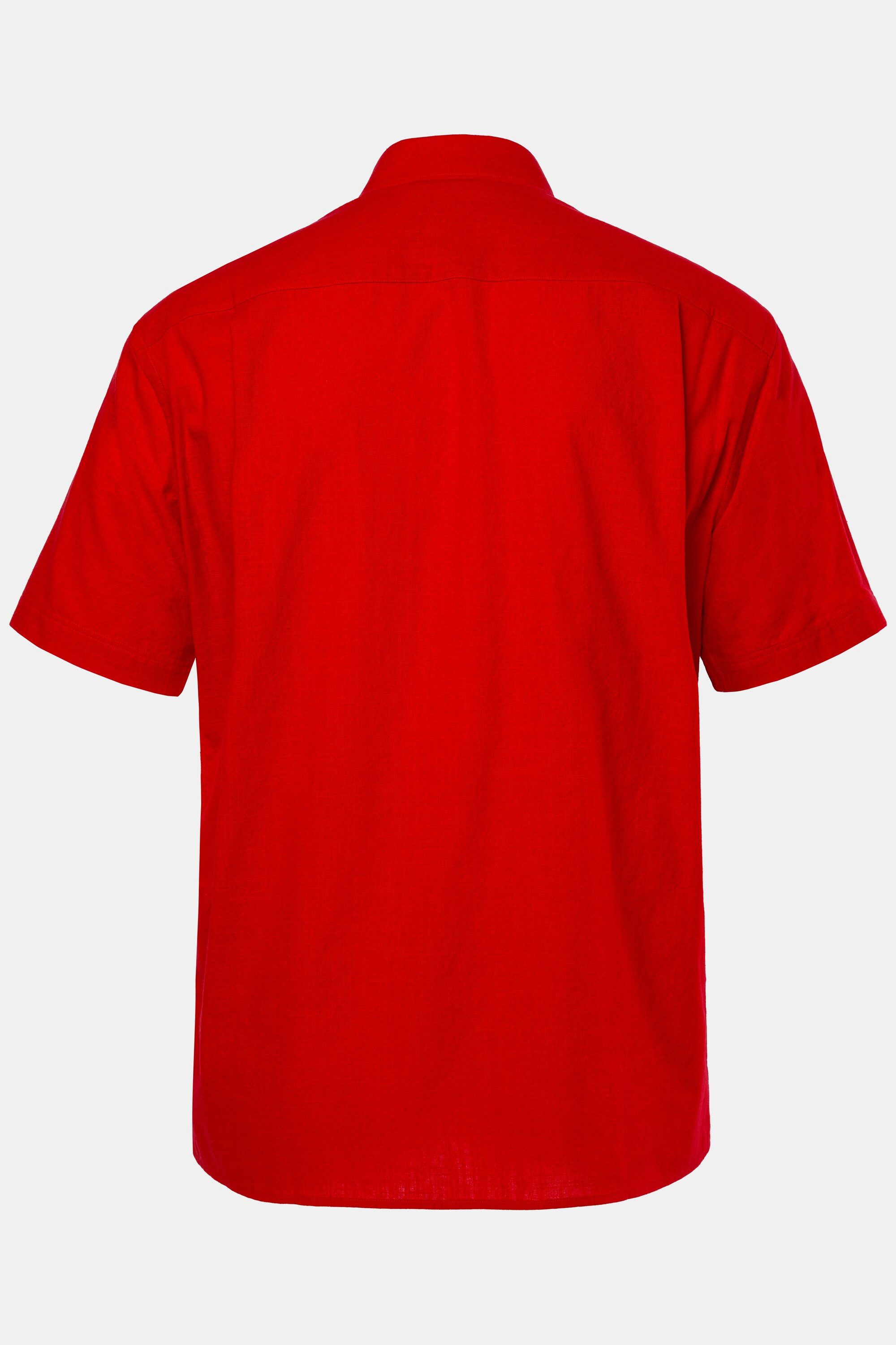 Boston Park Kurzarmhemd Leinenoptik-Hemd Halbarm Buttondown-Kragen – Bild 4 von 4