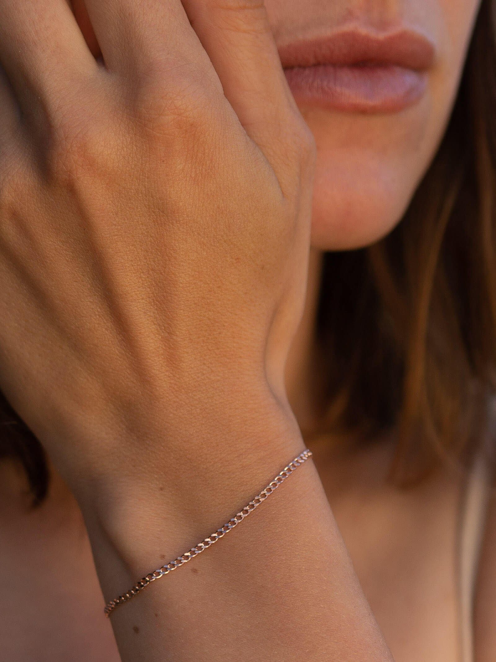 modabilé Panzerarmband Armband BONAFIDE Roségold Vergoldet, Armkettchen ohn günstig online kaufen